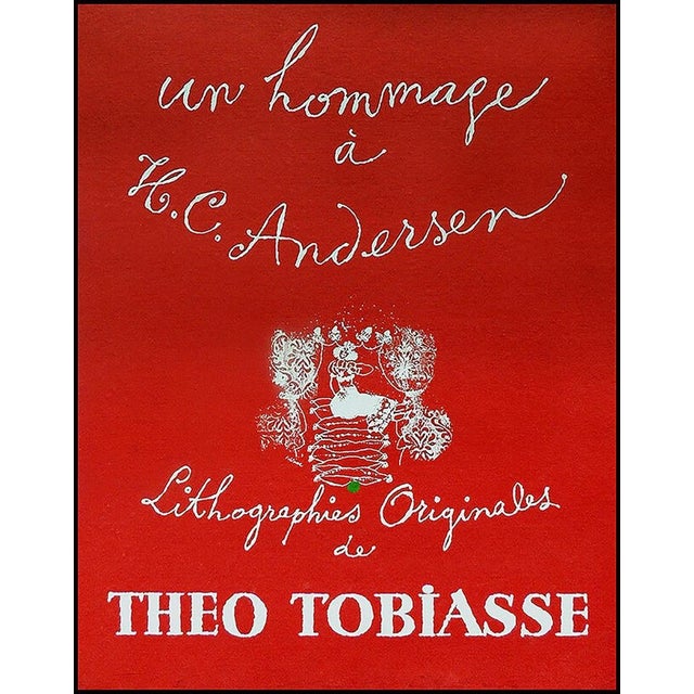 Printmaking Materials Late 20th Century Sous Le Saule, Theo Tobiasse For Sale - Image 7 of 8