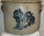 This fine decorated 19thc stone ware crock from Cowden & Wilcox in Harrisburg,Pennsylvania.This folky tulip hand painted &...