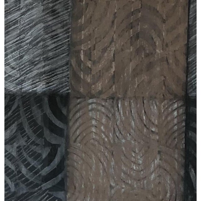 Lison Favarger, Patchwork, 1992, Pastel on Paper, Framed For Sale - Image 4 of 9