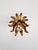 Italian Floral Ceiling Light in Gilded Metal, 1960s-1970s For Sale - Image 14 of 14
