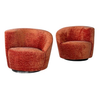 1980s Nautilus Chairs by Vladimir Kagan for Directional For Sale