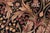 Shabby Chic 1990's Floral Pak-Persian Black/Black Wool Rug - 8'11'' X 12'2'' For Sale In New York - Image 6 of 9