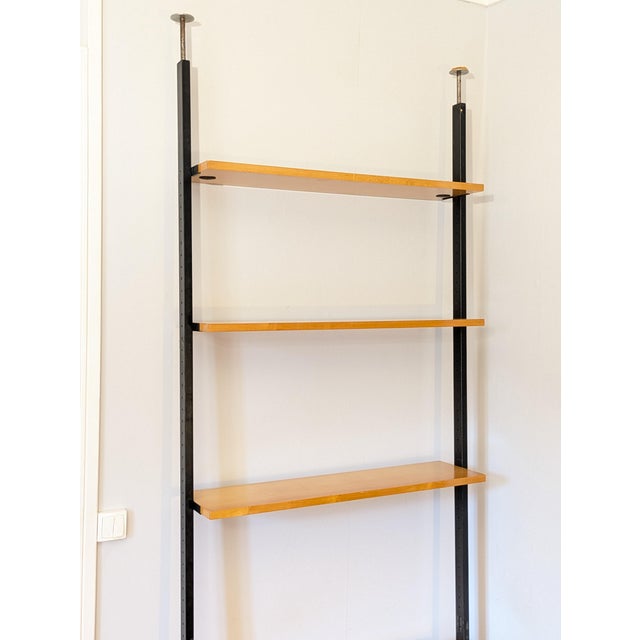 1960s Modular Floor Shelving Unit by Wohnbedarf, Switzerland, 1960 For Sale - Image 5 of 18