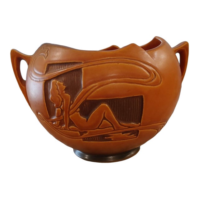 1950s Vintage Roseville Silhouette Nude Pottery For Sale