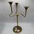 This museum-quality, three-armed designer candlestick is a sculptural masterpiece from the 1960s. Designed by Kurt Jesch...