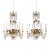 Italian Decorative Chandeliers, 1960s, Set of 2 For Sale