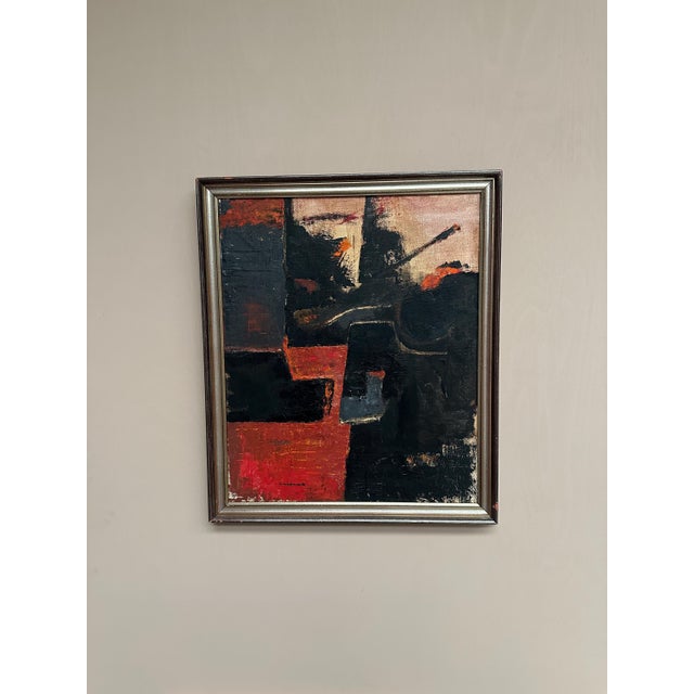 Gösta Wallmark, Transformation, 1950s, Oil Painting on Canvas, Framed For Sale - Image 18 of 18