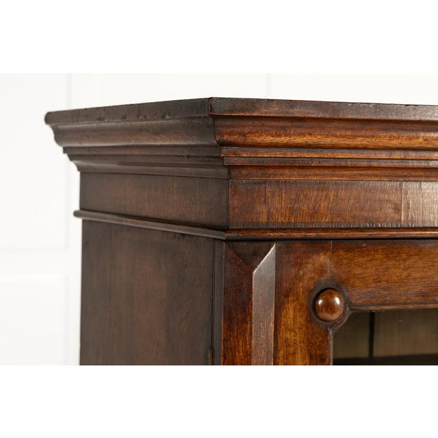 19th Century English Pollard Oak Bookcase For Sale - Image 4 of 10