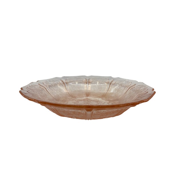 Early 20th Century Jeannette Cherry Blossom Pink Depression Glass Bowl For Sale In Indianapolis - Image 6 of 8