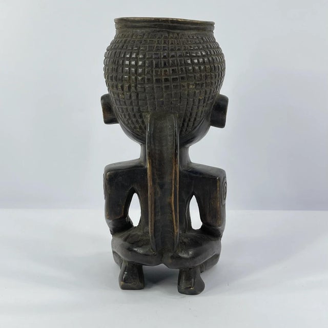 Early 20th Century Kuba Figural Cup For Sale - Image 4 of 9