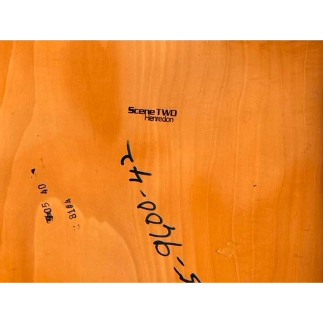 1970s Henredon Scene Two Burlwood Gaming Table. For Sale - Image 12 of 12