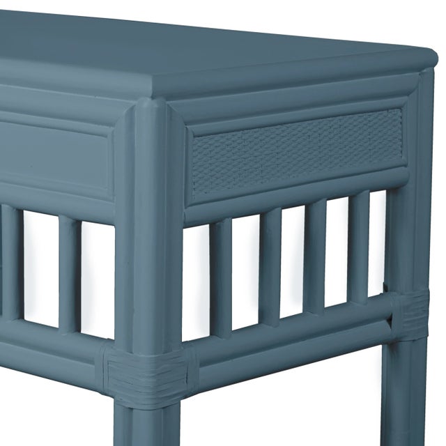 Contemporary Colony Desk, Regatta Blue For Sale - Image 3 of 9