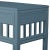Contemporary Colony Desk, Regatta Blue For Sale - Image 3 of 9