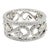 Tiffany & Co. Platinum Diamond Enchant Scroll Wide Band Ring Size 6 For Sale In Philadelphia - Image 6 of 11
