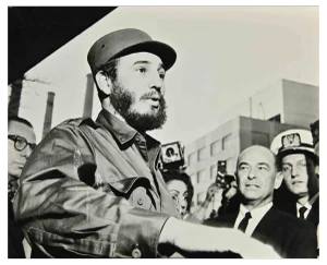 Unknown, Young Fidel Castro, Vintage Photograph, 1957