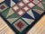 Early 20th Century 1920s Multicolor Geometric Folk Art Antique American Hooked Rug 3'2" X 6'4" Handknotted Wool Carpet For Sale - Image 5 of 5