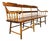 19th Century American Windsor Bench, Pine & Poplar, Heirloom Quality For Sale