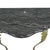 French Marble Console Table with Ornate Brass Legs, 1950s For Sale - Image 13 of 17