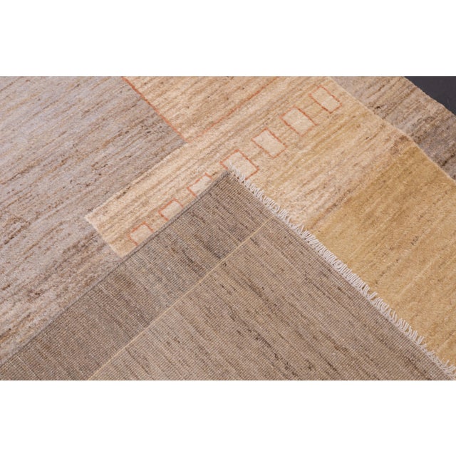 Textile Contemporary Gabbeh Rug 4'10'' X 6'6'' For Sale - Image 7 of 11