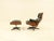 Set of Vintage Lounge Chair and Ottoman by Charles & Ray Eames for Vitra, 2000s For Sale - Image 12 of 18
