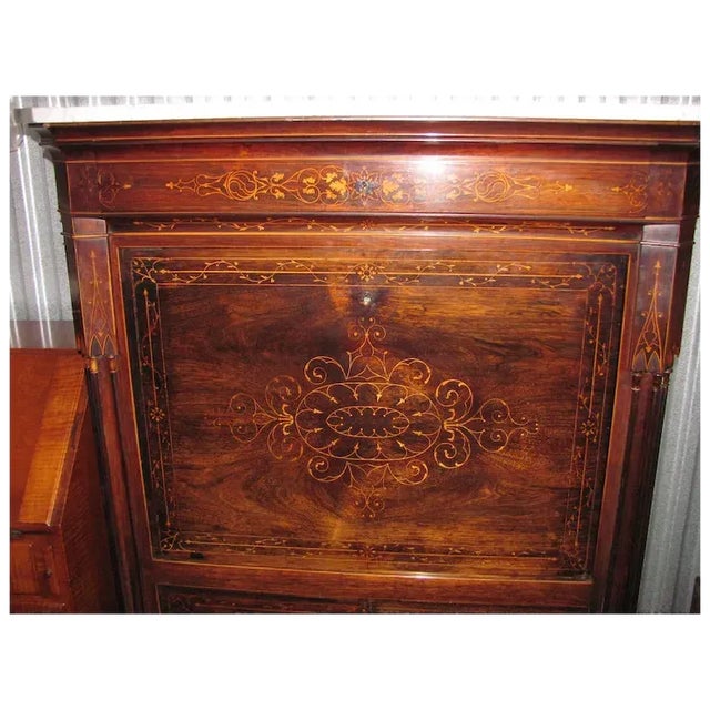 Antique Rosewood Secretaire Abattant Circa 1825 For Sale - Image 4 of 9