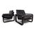 Hombre Leather Lounge Chairs by Burkhard Vogtherr for Rosenthal, 1970, Set of 2 For Sale - Image 11 of 18