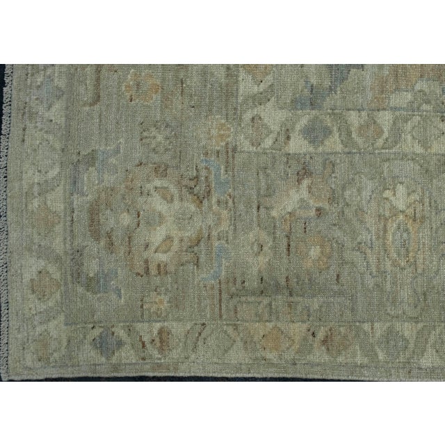Turkish Oushak Rug 9'2" x 11'11" #17652 For Sale - Image 4 of 8