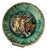 Maritime Wall Plate with Seaweed and Starfish from by Rügenkeramik Wilhelm Löber, GDR, 1960s For Sale