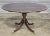 Stickley Oval Federal Style Mahogany Dining Table W 2 Leaves Brass Paw Feet Table features an oval Mahogany table top with...