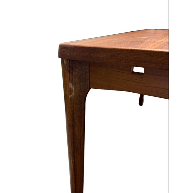 Vintage Vejle Stole & Mobelfabrik Danish Teak Mid Century Modern Draw Leaf Dining Table For Sale - Image 11 of 18