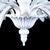 A white pineapple chandelier — the classic symbol of hospitality rendered as a sculptural ceiling fixture. The detailed...