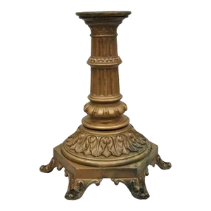 Late 19th Century Antique French Victorian Cast Bronze Empire Style Pedestal Table Base