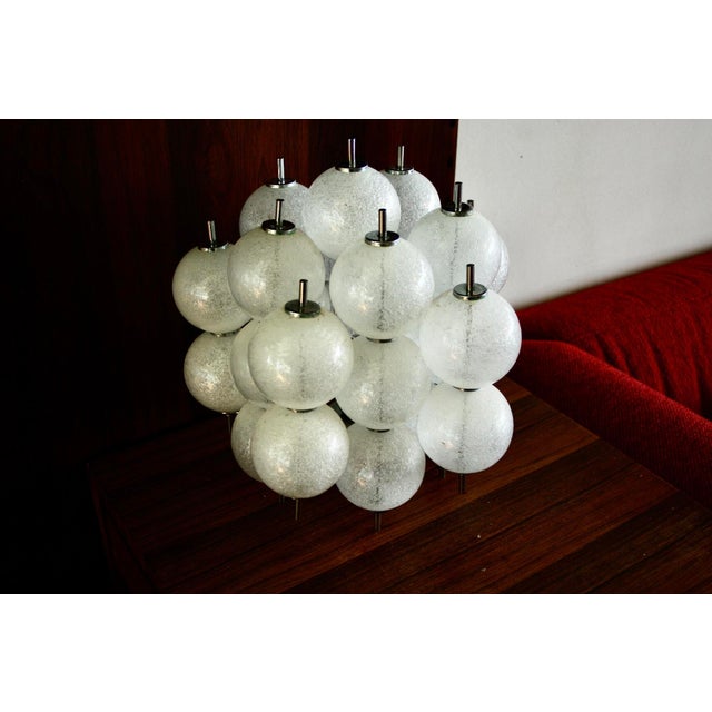 Metal Amsterdam Table Lamp in Blown Glass from Raak, 1970 For Sale - Image 7 of 10