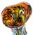 Stunning Art Glass Vase by Jozefina Krosno of Poland For Sale - Image 9 of 10
