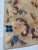 Chinese Antique Chinese Rug with Floral Design For Sale - Image 3 of 9