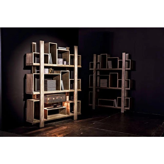 A rectangle of perforated metal creates softly diffused light, and a warm, burnished finish adds glamour. The Apollo...