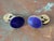 Art Deco Blue Guilloche Enamel and 925 Sterling Cufflinks by David-Andersen for Guttorm Kristiansen, Norway, 1930s, Set of 2 For Sale - Image 3 of 7