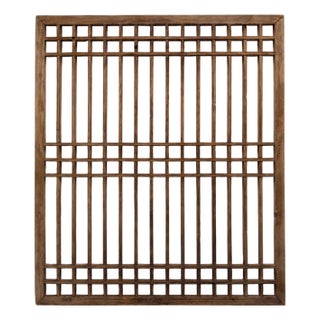 Chinese Open Lattice Window Panel, C. 1850 For Sale