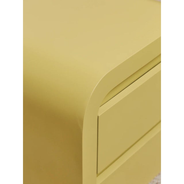 Mid 20th Century Yellow Sunshine Pair of Nightstands For Sale - Image 10 of 12