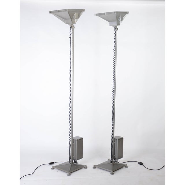 Floor Lamps by Renzo Piano for Iguzzini, 1990s, Set of 2 For Sale - Image 10 of 10
