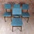Vintage Bouclé Fabric Chairs Czechoslovakia (1960s), Set of 4 For Sale - Image 4 of 6