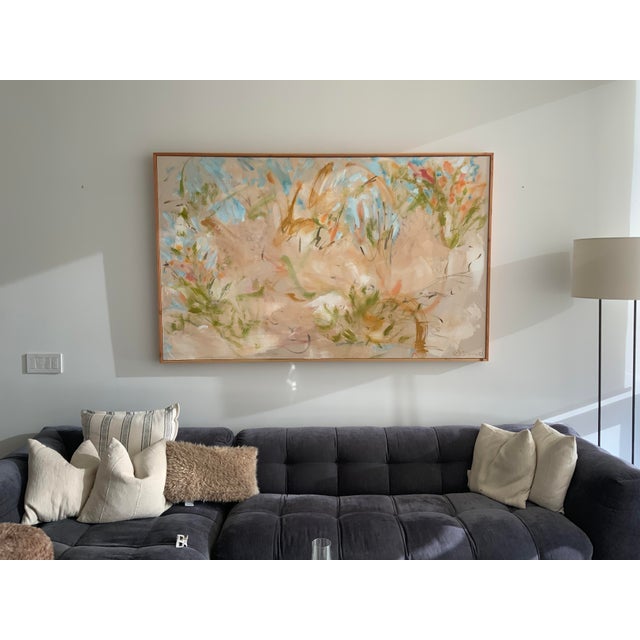 Wildflowers, Neutral Naturalistic Painting For Sale In New York - Image 6 of 9