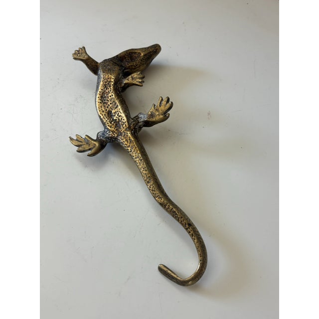 Vintage English Brass Lizard For Sale In Naples, FL - Image 6 of 6