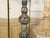 Metal Pair of Asian Mid-Century Bronze Table Lamps with Openwork Decor and LuciteBases For Sale - Image 7 of 9
