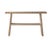 Rustic Matthew Izzo Home Vernacular Reclaimed Elm Wood "A" Frame Console For Sale - Image 3 of 6