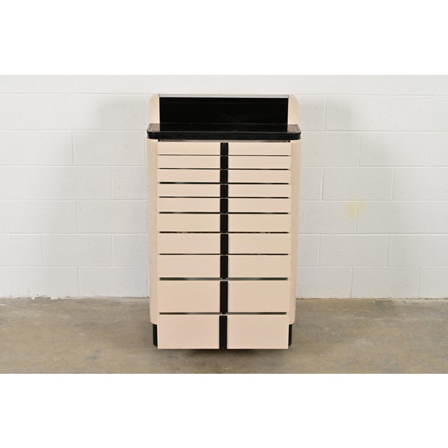 1930s Art Deco 10-Drawer Dental Cabinet by American Cabinet Co., Circa 1930s For Sale - Image 5 of 18