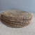 Set of 16, Vintage, mid century, handwoven oval raffia Placemats with scalloped edges. These flexible, natural fiber table...