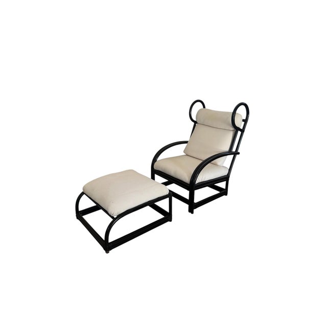 Set of Chaise Lounge and Ottoman by Piero Palange and Werther Toffoloni for Gervasoni, 1970s For Sale - Image 9 of 9