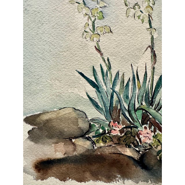 Original watercolor on paper by Henry Emil Salloch, also known as Heinz Emil Salloch, the German-born American artist and...