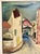 Paint Charles Chartier, Charles Chartier 1951 French Cubist Modernist Oil Painting Surreal Paris Village, 1951 For Sale - Image 7 of 13